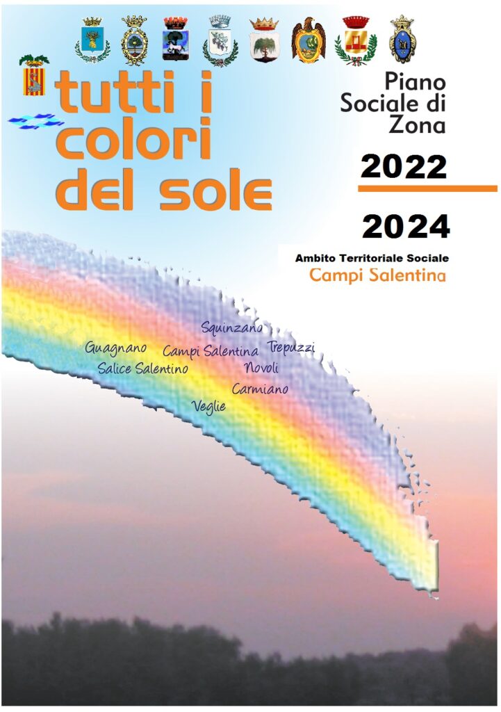 PIANO SOCIALE DI ZONA 2022 -2024 “TUTTI I COLORI DEL SOLE”