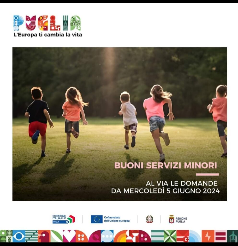 Buoni servizio Minori . Domande dal 5 giugno al 2 luglio 2024